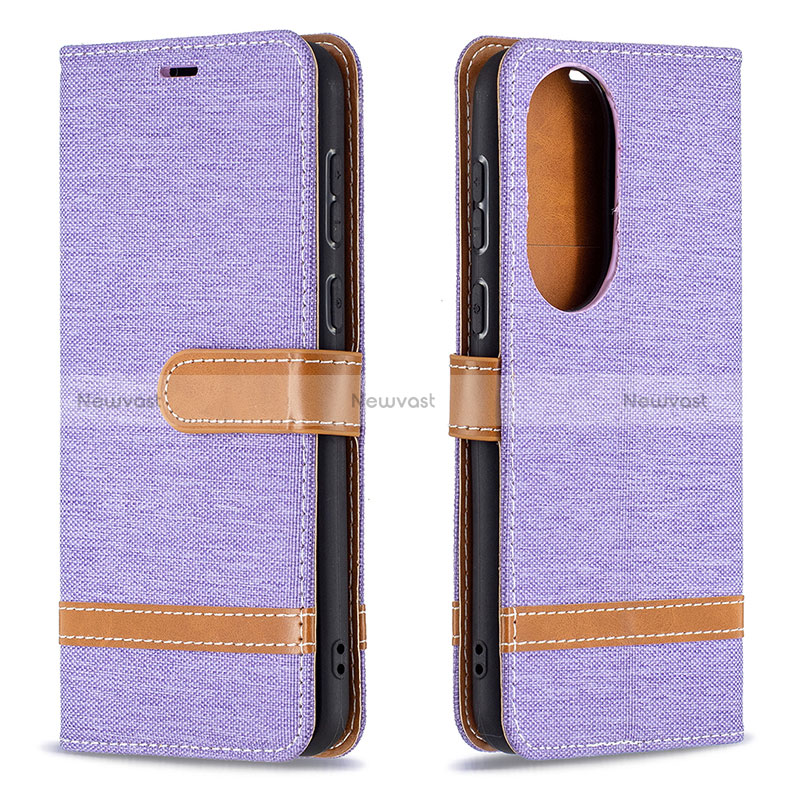 Leather Case Stands Flip Cover Holder B16F for Huawei P50e