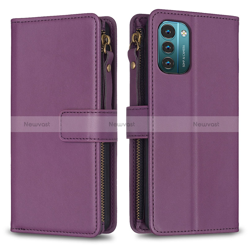 Leather Case Stands Flip Cover Holder B16F for Nokia G11