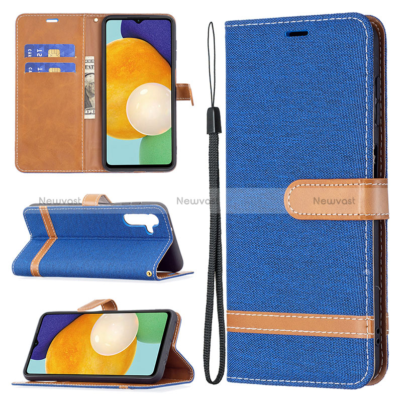 Leather Case Stands Flip Cover Holder B16F for Samsung Galaxy A13 5G