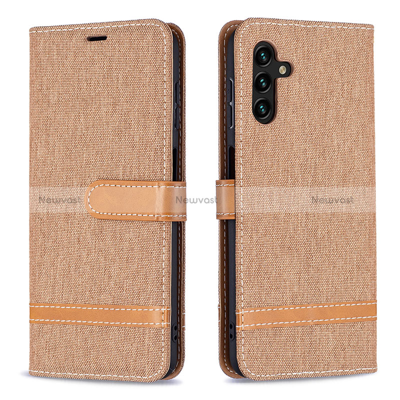 Leather Case Stands Flip Cover Holder B16F for Samsung Galaxy A13 5G
