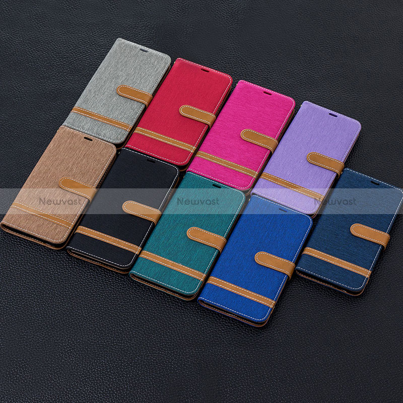 Leather Case Stands Flip Cover Holder B16F for Samsung Galaxy A20s