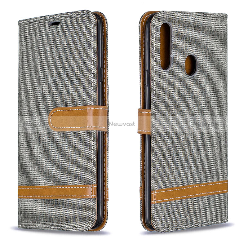 Leather Case Stands Flip Cover Holder B16F for Samsung Galaxy A20s