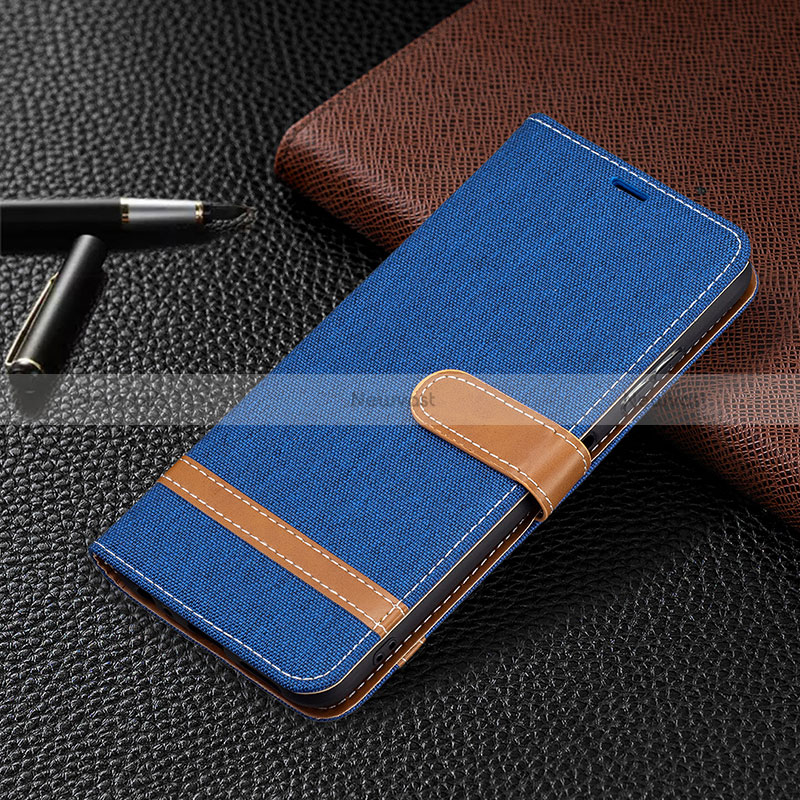 Leather Case Stands Flip Cover Holder B16F for Samsung Galaxy A22s 5G