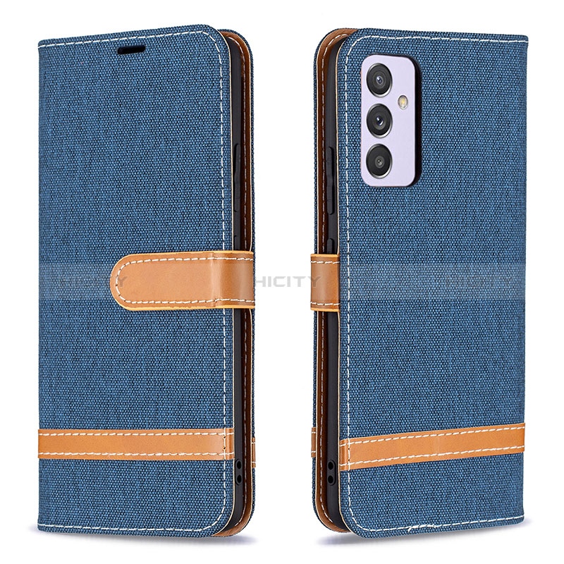 Leather Case Stands Flip Cover Holder B16F for Samsung Galaxy A24 4G