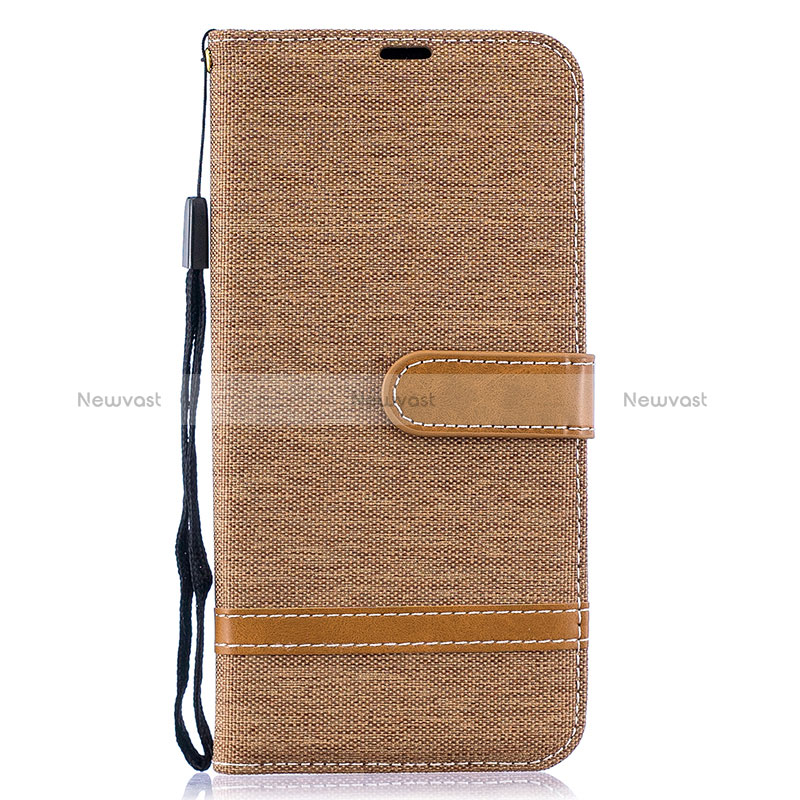 Leather Case Stands Flip Cover Holder B16F for Samsung Galaxy A30S