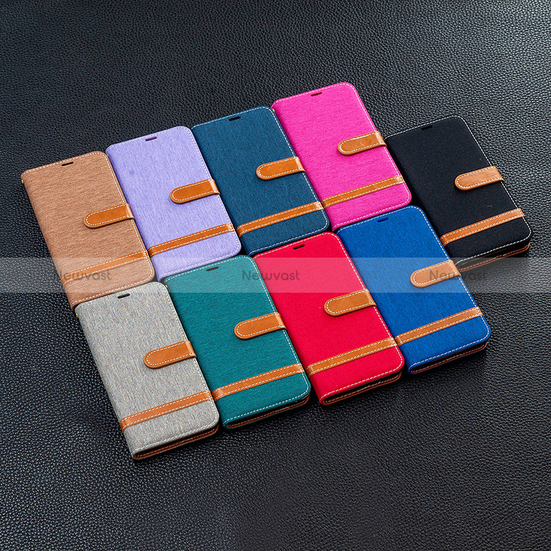 Leather Case Stands Flip Cover Holder B16F for Samsung Galaxy A32 5G