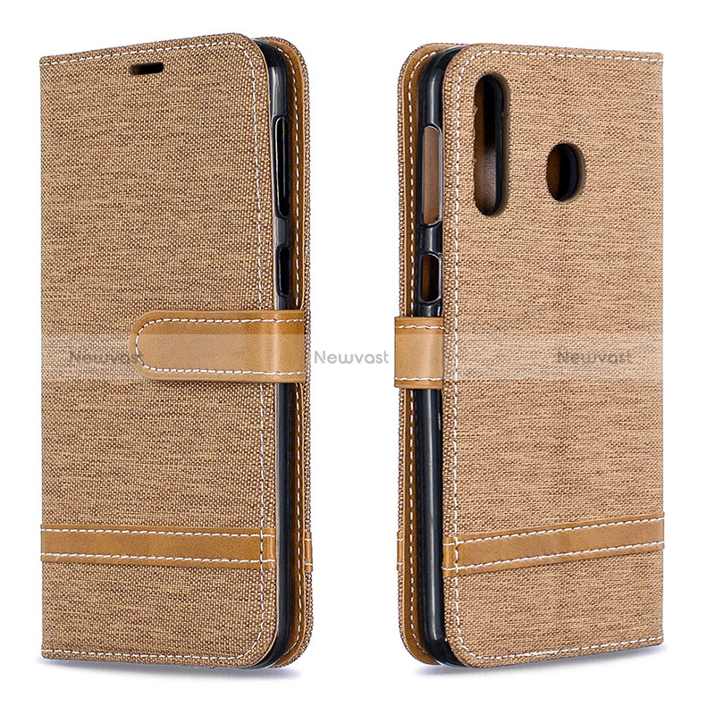 Leather Case Stands Flip Cover Holder B16F for Samsung Galaxy A40s