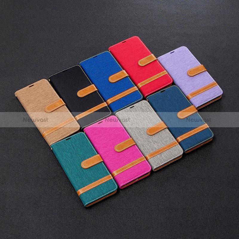 Leather Case Stands Flip Cover Holder B16F for Samsung Galaxy A41