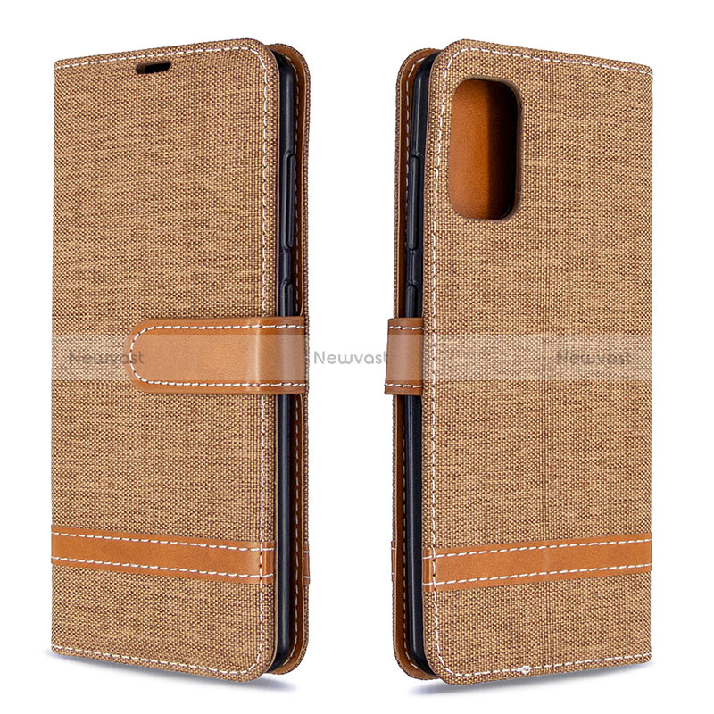 Leather Case Stands Flip Cover Holder B16F for Samsung Galaxy A41