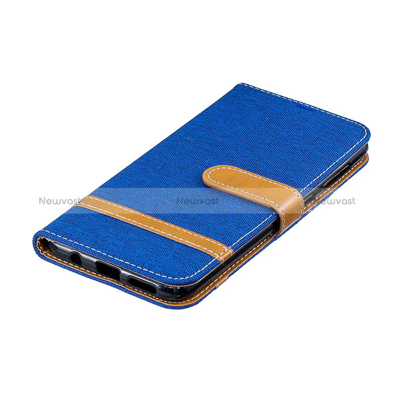 Leather Case Stands Flip Cover Holder B16F for Samsung Galaxy A50