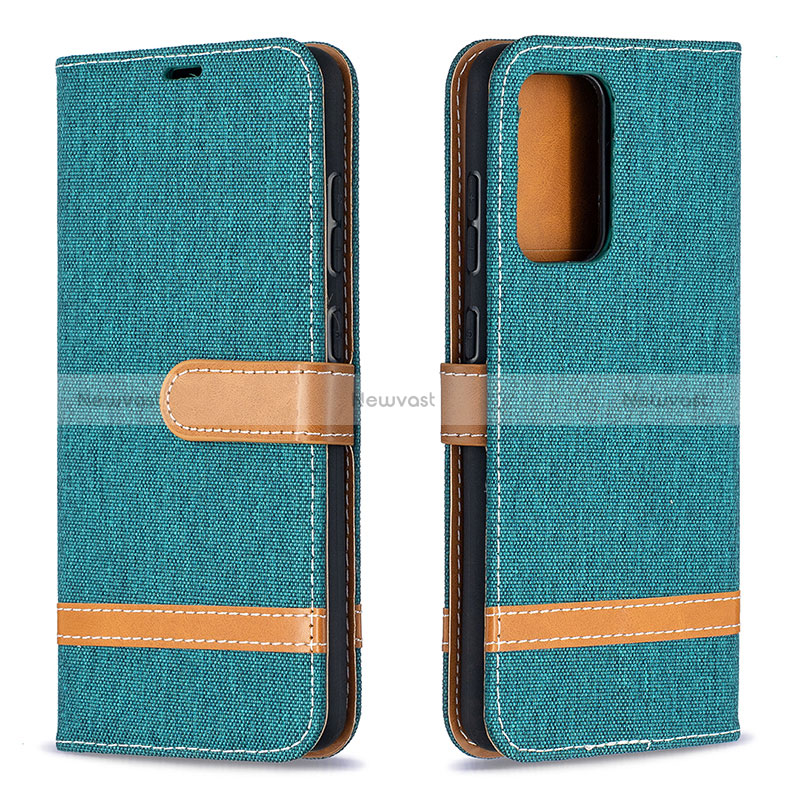 Leather Case Stands Flip Cover Holder B16F for Samsung Galaxy A52 4G