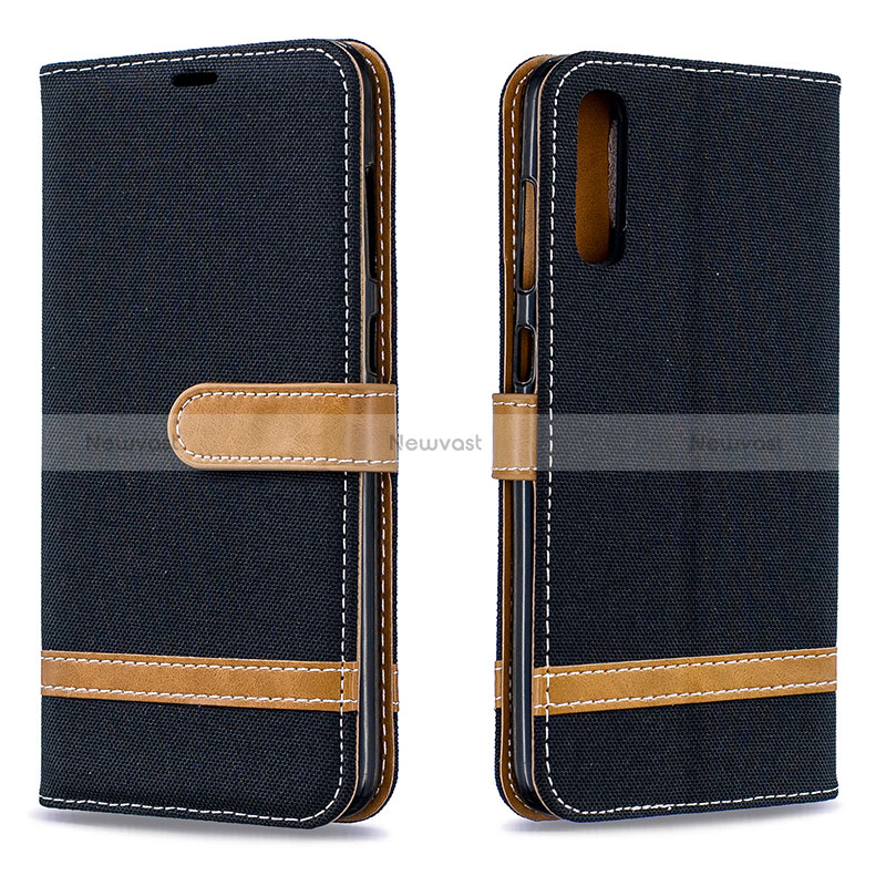 Leather Case Stands Flip Cover Holder B16F for Samsung Galaxy A70