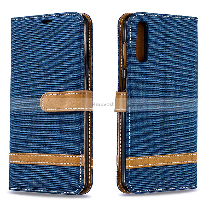 Leather Case Stands Flip Cover Holder B16F for Samsung Galaxy A70