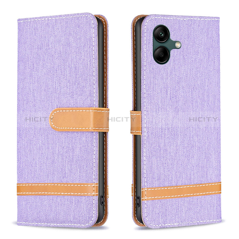 Leather Case Stands Flip Cover Holder B16F for Samsung Galaxy F04