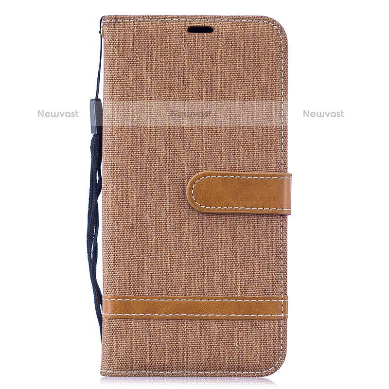 Leather Case Stands Flip Cover Holder B16F for Samsung Galaxy M20