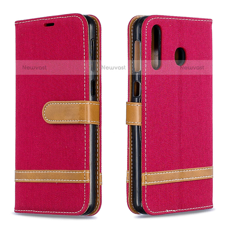 Leather Case Stands Flip Cover Holder B16F for Samsung Galaxy M30