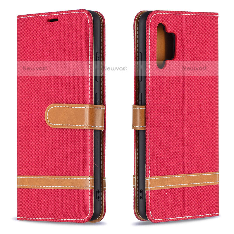 Leather Case Stands Flip Cover Holder B16F for Samsung Galaxy M32 5G