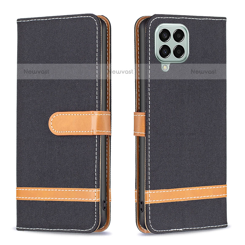 Leather Case Stands Flip Cover Holder B16F for Samsung Galaxy M33 5G