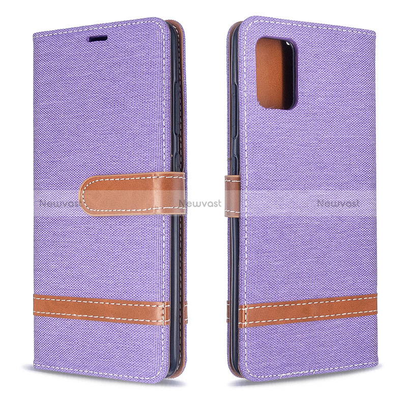 Leather Case Stands Flip Cover Holder B16F for Samsung Galaxy M40S