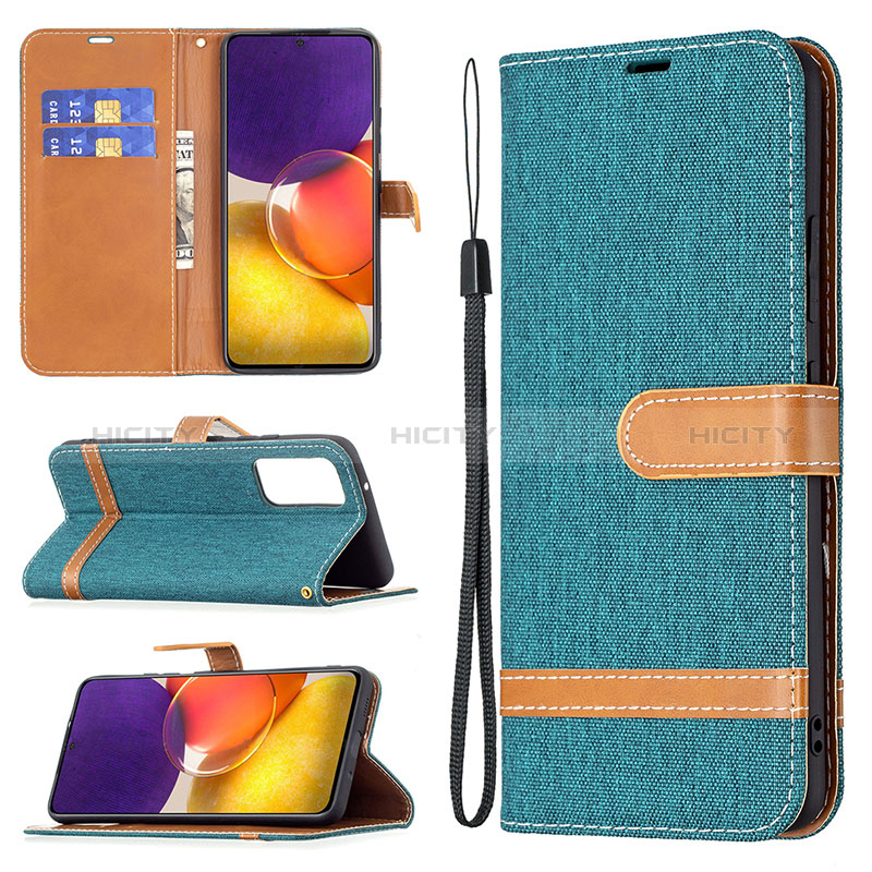 Leather Case Stands Flip Cover Holder B16F for Samsung Galaxy M54 5G