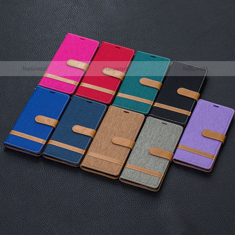 Leather Case Stands Flip Cover Holder B16F for Samsung Galaxy Note 10 5G