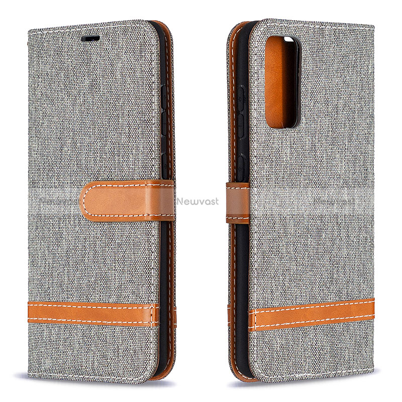 Leather Case Stands Flip Cover Holder B16F for Samsung Galaxy S20 FE 4G