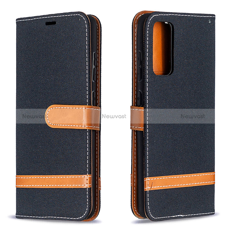 Leather Case Stands Flip Cover Holder B16F for Samsung Galaxy S20 Lite 5G