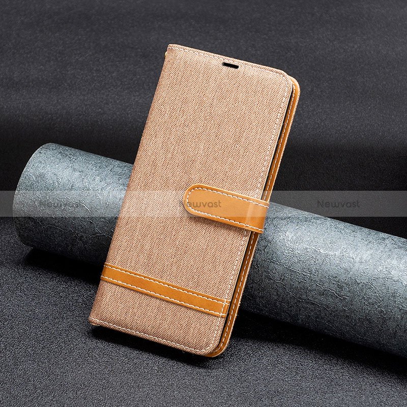 Leather Case Stands Flip Cover Holder B16F for Vivo Y02