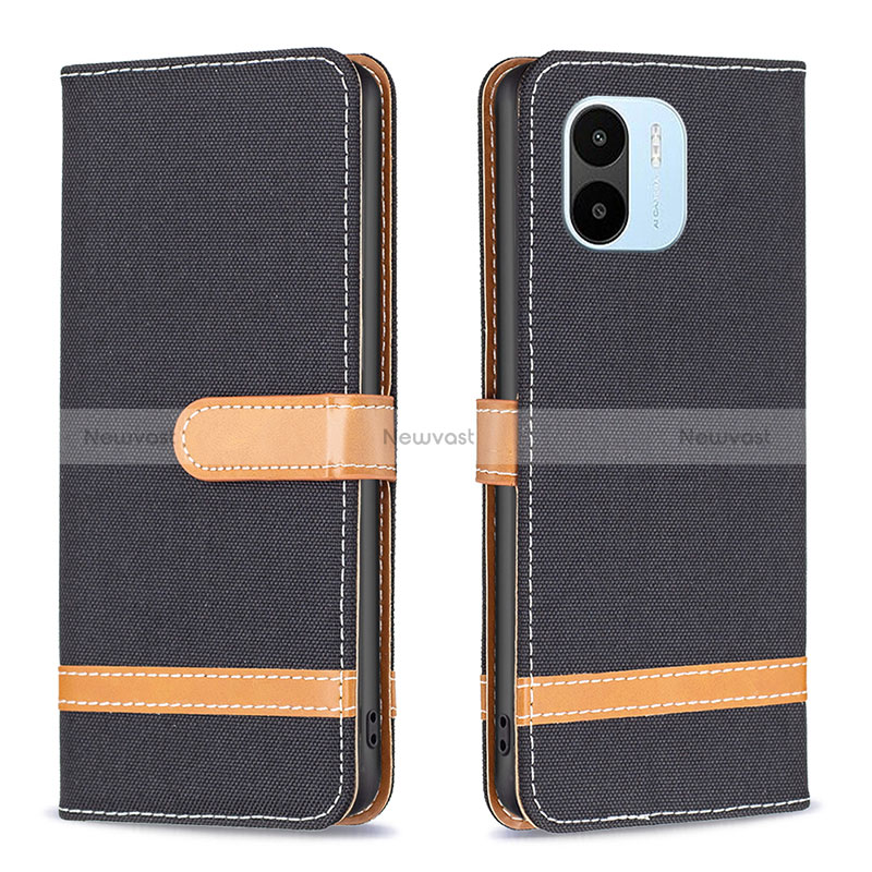 Leather Case Stands Flip Cover Holder B16F for Xiaomi Poco C50