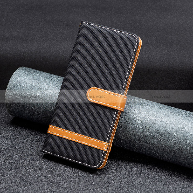 Leather Case Stands Flip Cover Holder B16F for Xiaomi Poco M4 Pro 4G