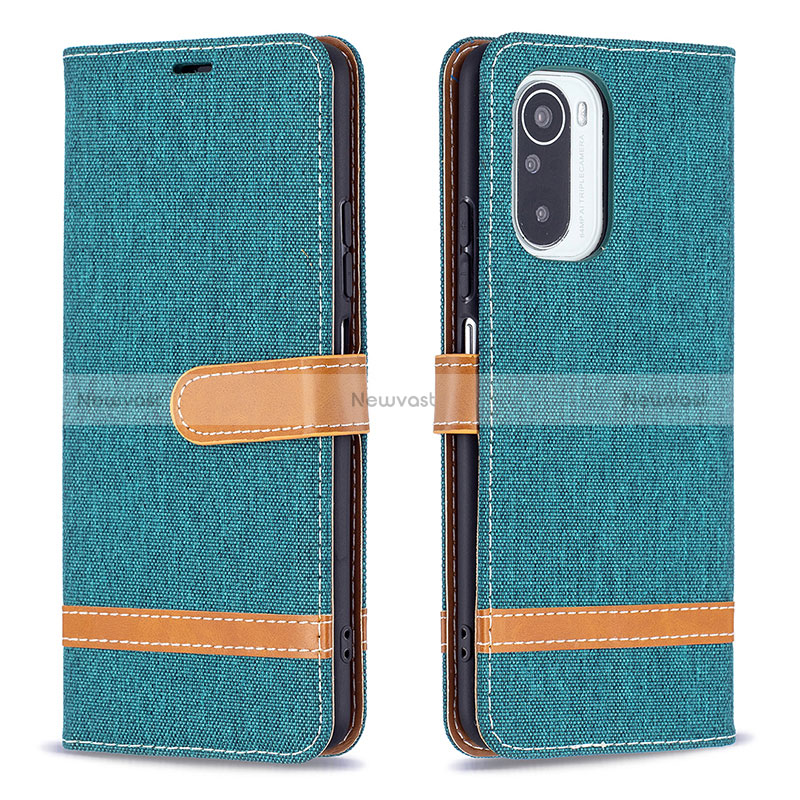 Leather Case Stands Flip Cover Holder B16F for Xiaomi Redmi K40 Pro 5G