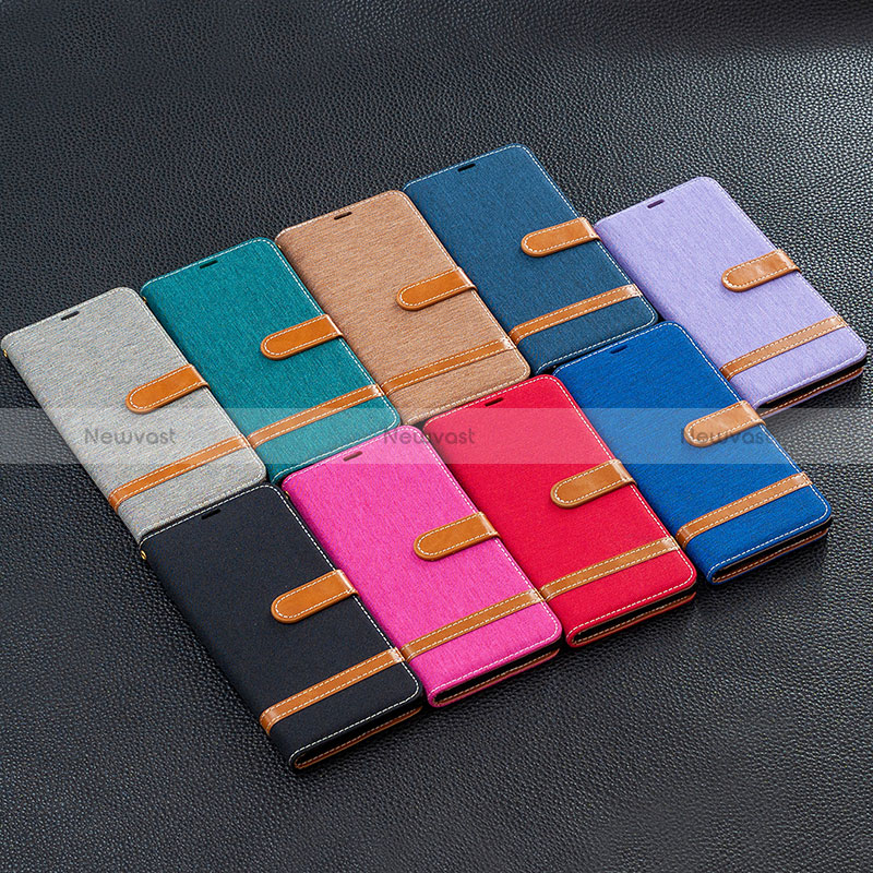 Leather Case Stands Flip Cover Holder B16F for Xiaomi Redmi Note 11 SE India 4G