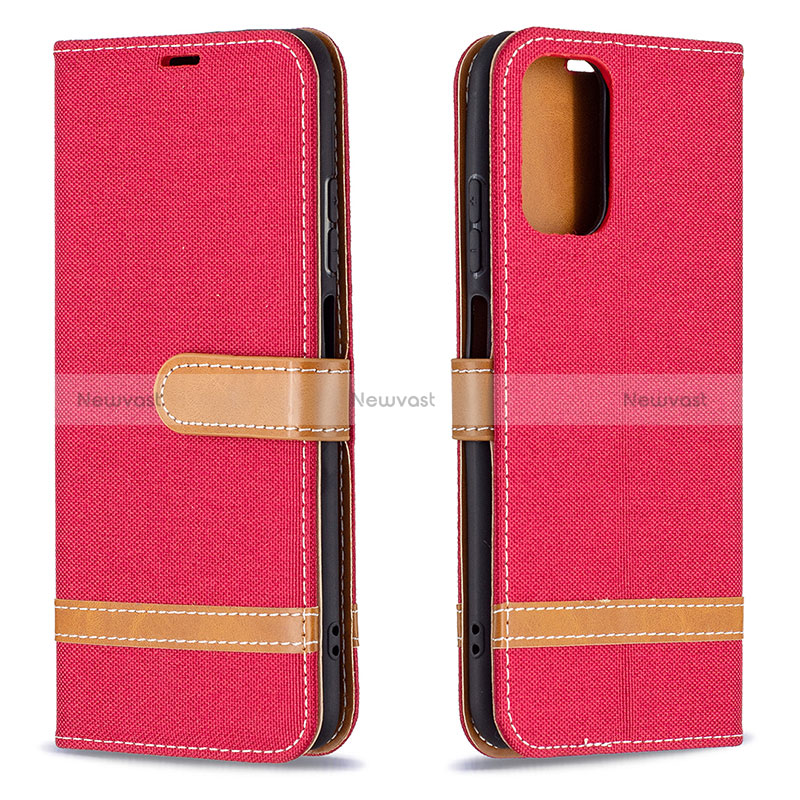 Leather Case Stands Flip Cover Holder B16F for Xiaomi Redmi Note 11 SE India 4G