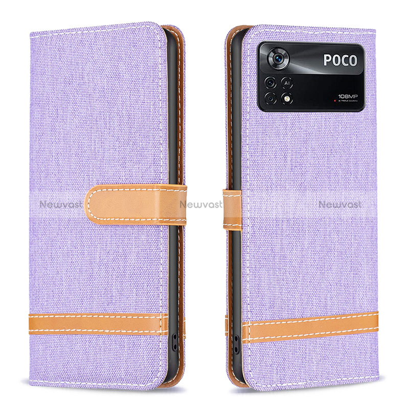 Leather Case Stands Flip Cover Holder B16F for Xiaomi Redmi Note 11E Pro 5G