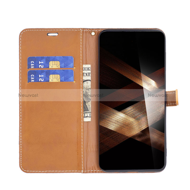 Leather Case Stands Flip Cover Holder B16F for Xiaomi Redmi Note 13 Pro 5G