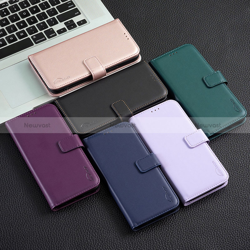 Leather Case Stands Flip Cover Holder B17F for Motorola Moto Edge 40 5G