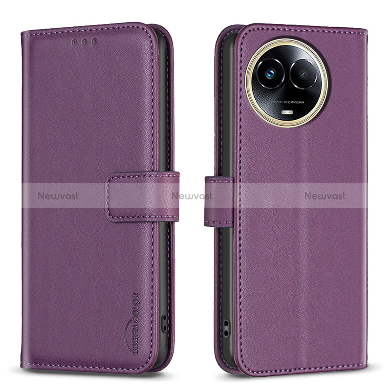 Leather Case Stands Flip Cover Holder B17F for Realme V50 5G