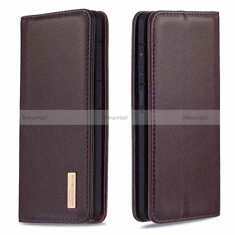 Leather Case Stands Flip Cover Holder B17F for Samsung Galaxy A20e