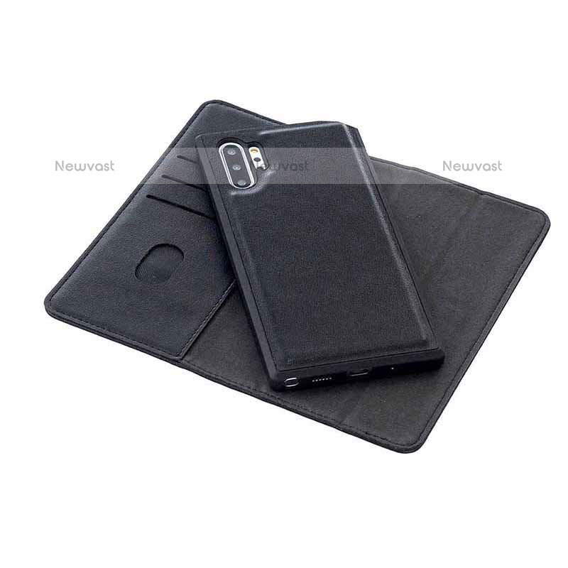 Leather Case Stands Flip Cover Holder B17F for Samsung Galaxy Note 10 Plus 5G