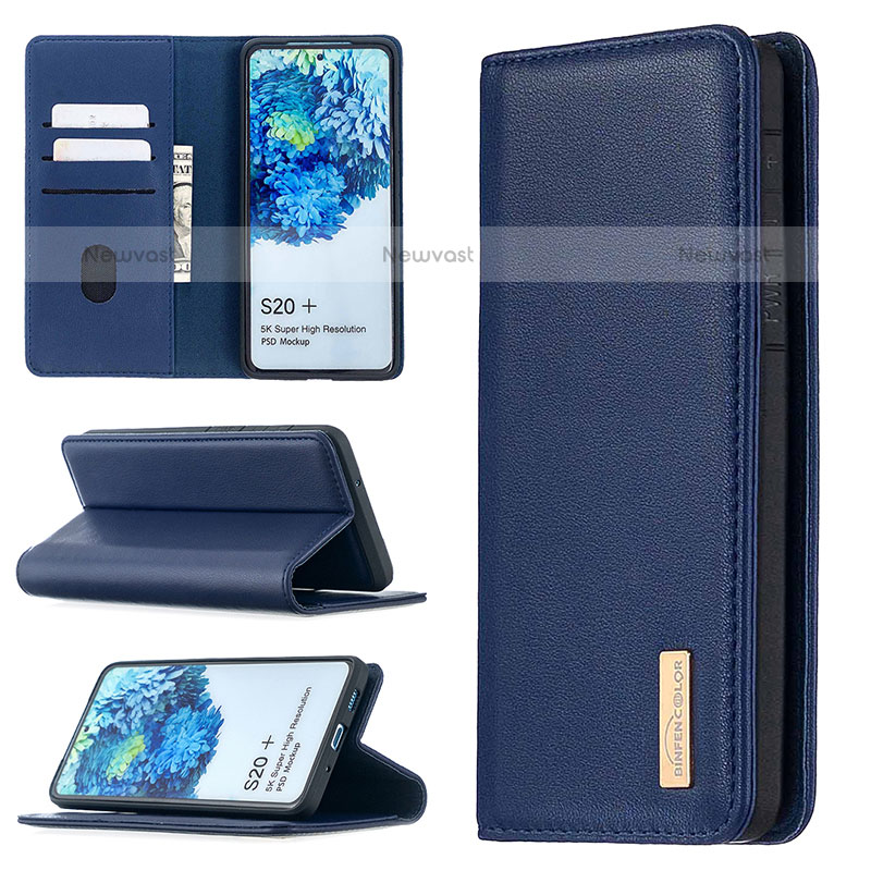 Leather Case Stands Flip Cover Holder B17F for Samsung Galaxy S20 Plus 5G