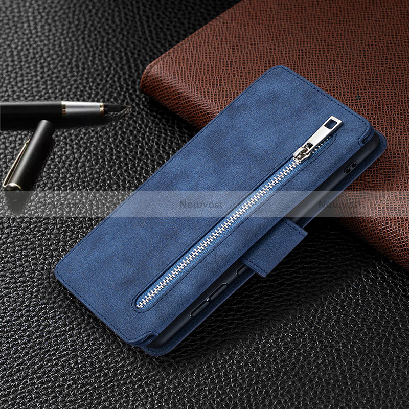 Leather Case Stands Flip Cover Holder B18F for Samsung Galaxy A71 5G