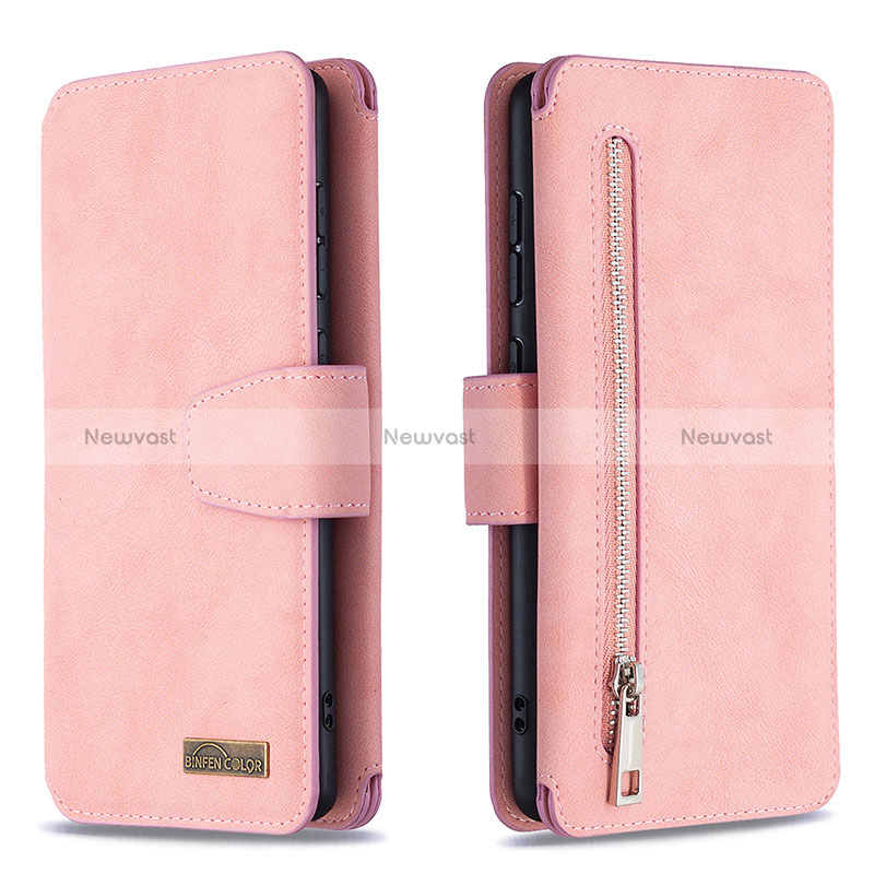 Leather Case Stands Flip Cover Holder B18F for Samsung Galaxy A71 5G