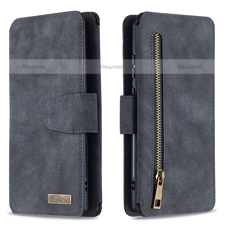 Leather Case Stands Flip Cover Holder B18F for Samsung Galaxy Note 20 5G