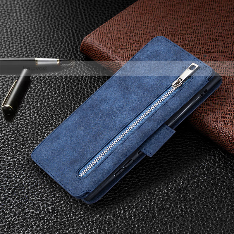 Leather Case Stands Flip Cover Holder B18F for Samsung Galaxy Note 20 Ultra 5G