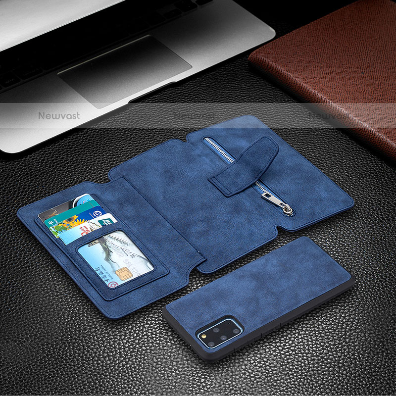 Leather Case Stands Flip Cover Holder B18F for Samsung Galaxy S20 Plus 5G