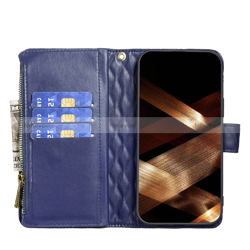 Leather Case Stands Flip Cover Holder B18F for Xiaomi Redmi 12 4G