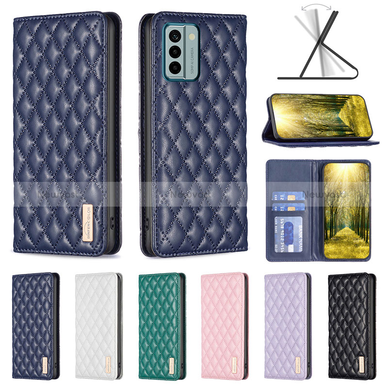 Leather Case Stands Flip Cover Holder B19F for Nokia G22