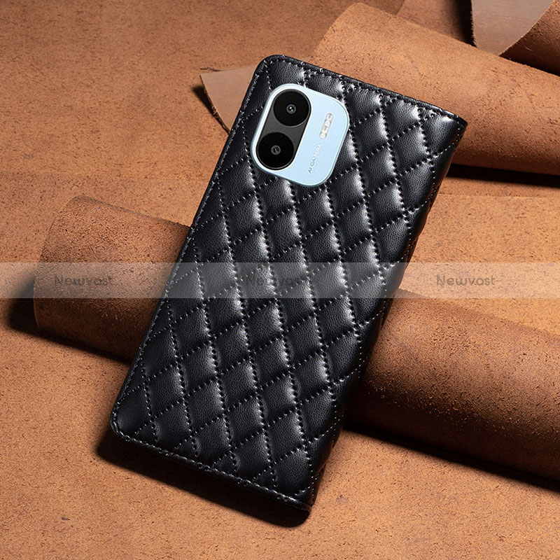 Leather Case Stands Flip Cover Holder B19F for Xiaomi Poco C50