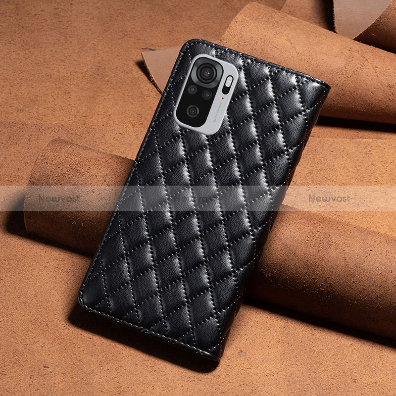 Leather Case Stands Flip Cover Holder B19F for Xiaomi Poco M5S