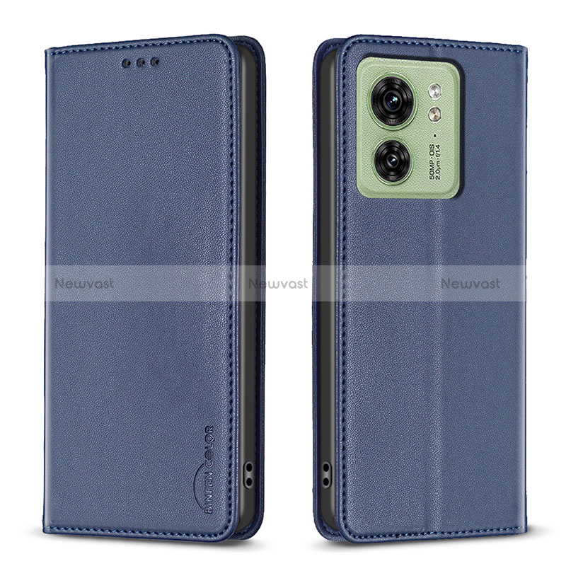 Leather Case Stands Flip Cover Holder B22F for Motorola Moto Edge 40 5G